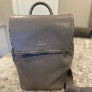 EUC Gray Matt&Nat Backpack